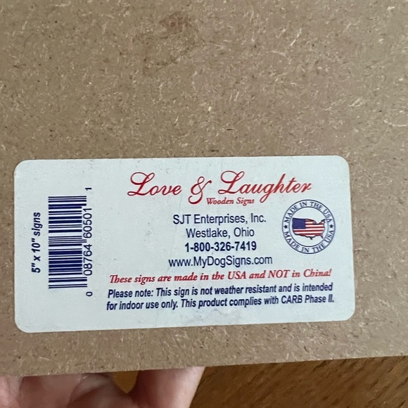 Wooden Mr. & Mrs. Est. 2016 Hanging Sign - Picture 2 of 4